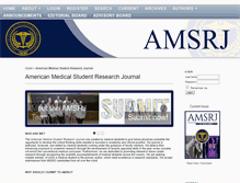 Tablet Screenshot of amsrj.org